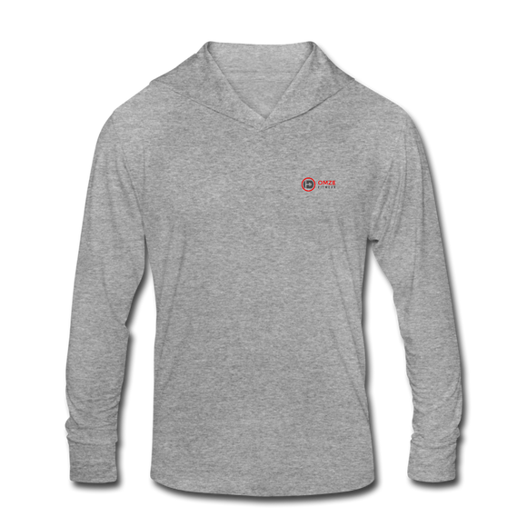 Women's Tri-Blend Hoodie Shirt - heather gray