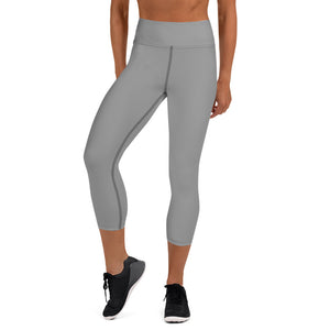 Women's OMZE Yoga Capri Leggings - Grey