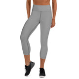 Women's OMZE Yoga Capri Leggings - Grey