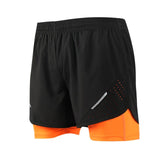 Men's 2 in 1 Dry Fit Breathable Lined Shorts